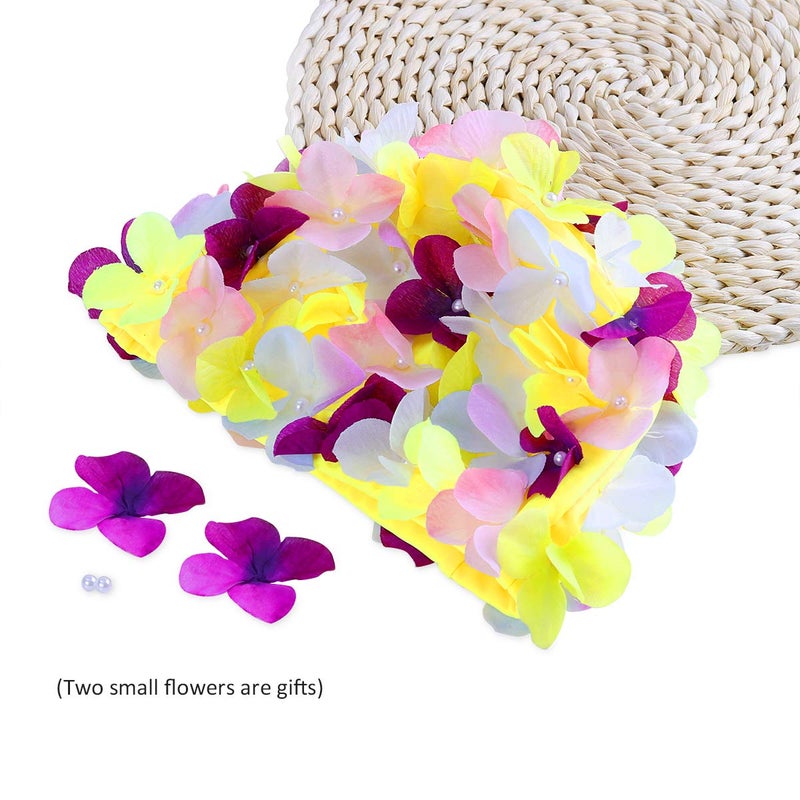 WINOMO Swim Cap Floral Petal Stylish Swimming Hat Bathing Caps for Women (Colorful) - Image 5